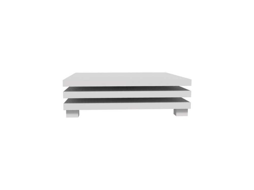 Tavolino "Elena" - 80 x 80 x 32 cm - Bianco
