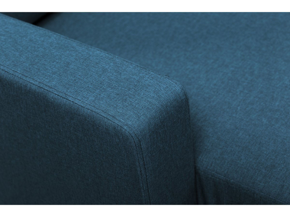 Divano angolare reversibile in tessuto "Gabby" - 3 posti - Blu