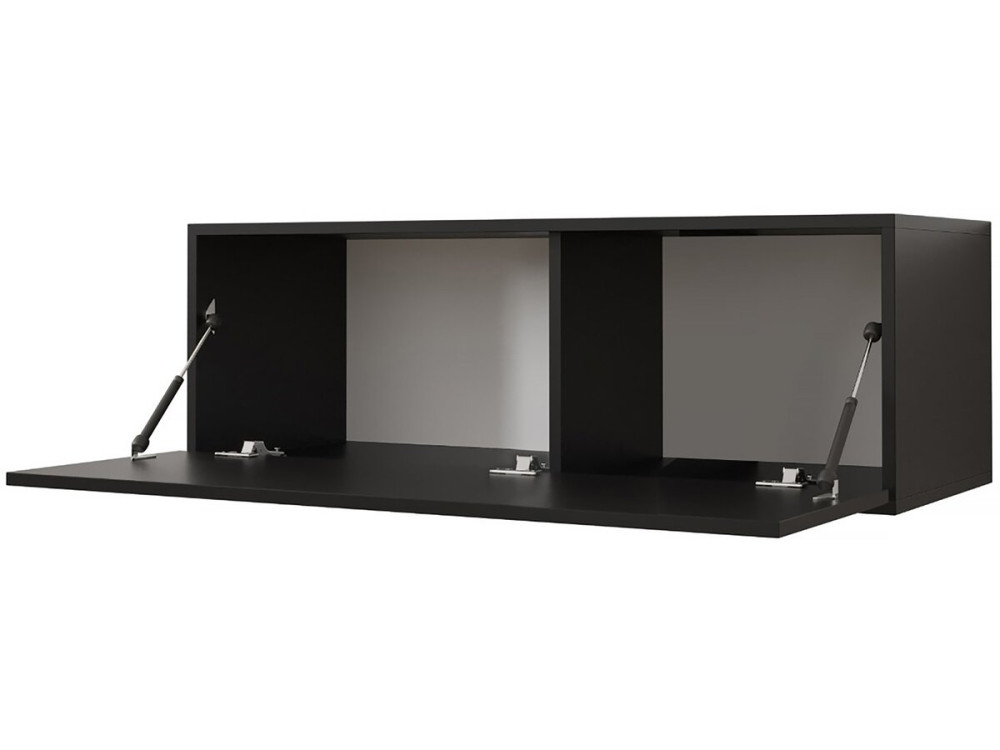 Mobile TV a parete "Waldi Riflo" - 100 x 34 x 40 cm - Nero