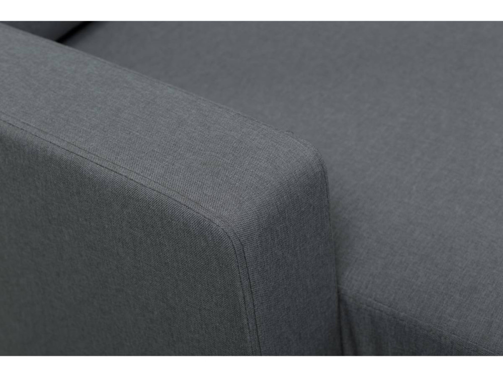 Divano angolare reversibile in tessuto "Gabby" - 3 posti - Grigio