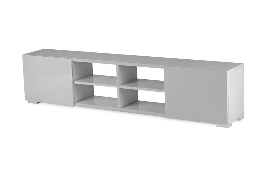 Mobile TV ALICIA - 185 x 30 x 42,5 cm - Grigio laccato