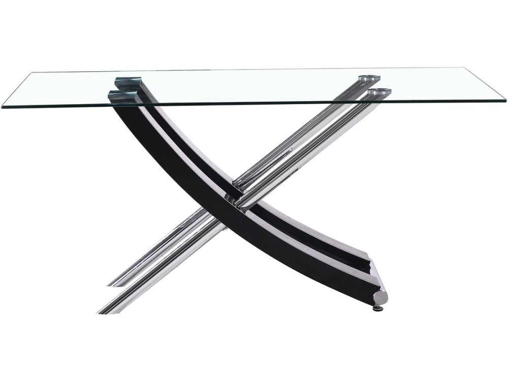 Tavolo da pranzo "Diva" - 160 x 90 x 76 cm - Nero, laccato