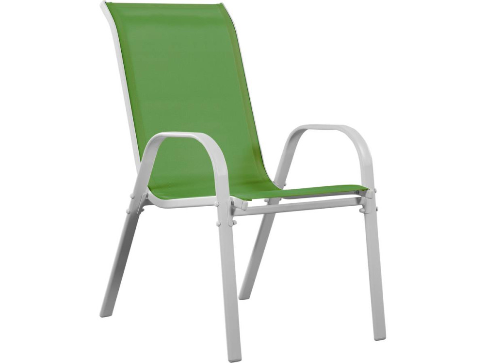 Sedia da giardino textilene "Cordoba" -Phoenix-Verde -Set di 4