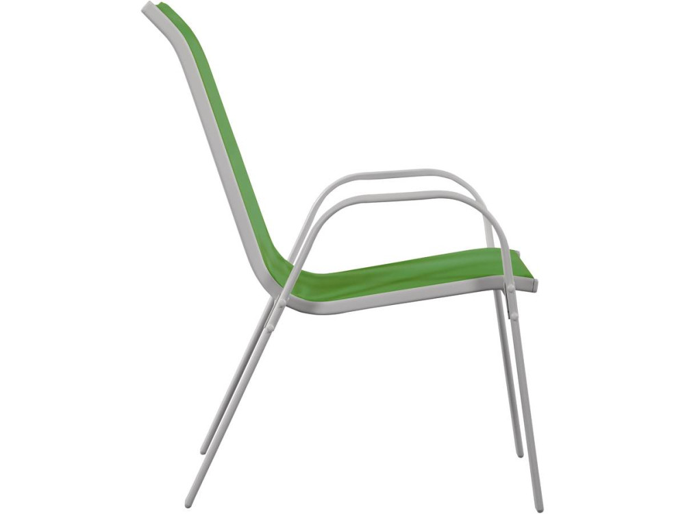 Sedia da giardino textilene "Cordoba" -Phoenix-Verde -Set di 4