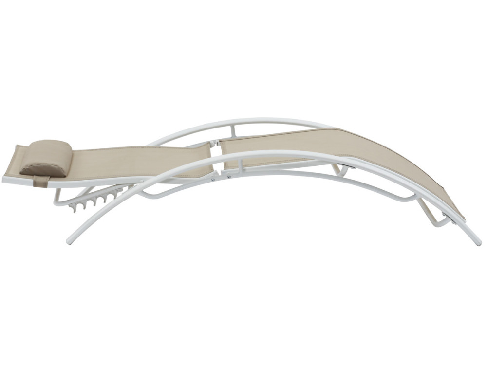 2 lettini in alluminio Beauty - PHOENIX - Beige - set di 2