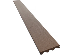 Set di 3 di listelli da terrazzo in composito completo - 2,4m - Superficie ca. 1,05 m² - Marrone