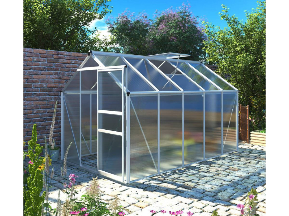 Serra da giardino in policarbonato "Hortensia" 6m²