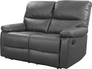 Divano relax "Lincoln" - 147 x 89 x 103 cm - 2 posti - Grigio