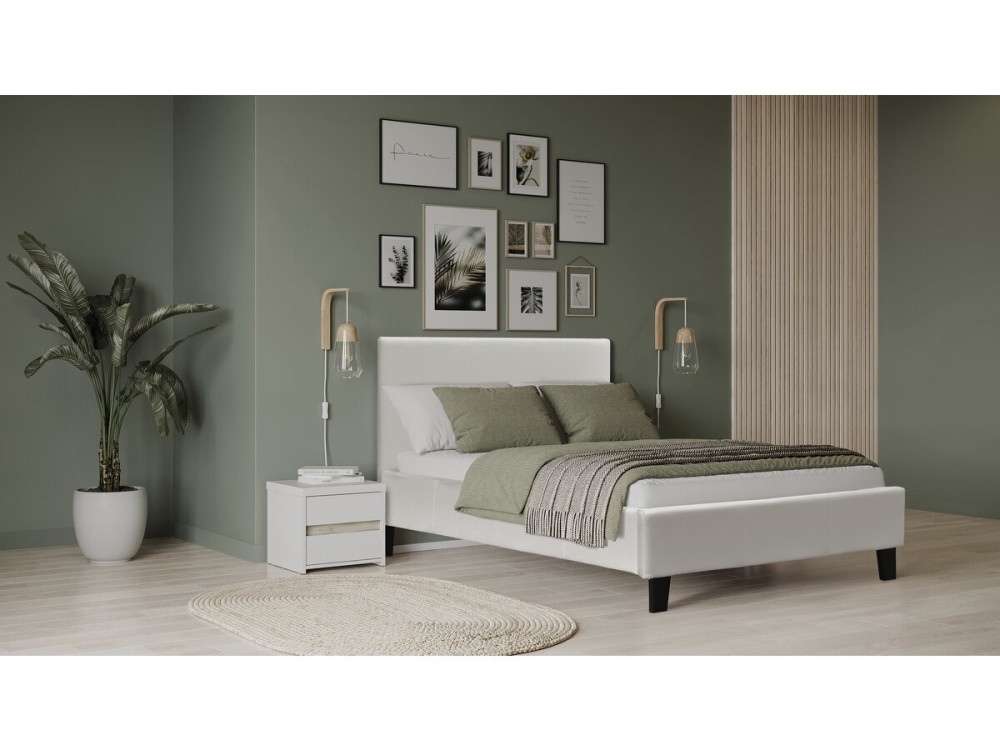 Letto "Lina" - 90 x 190 cm -Beige