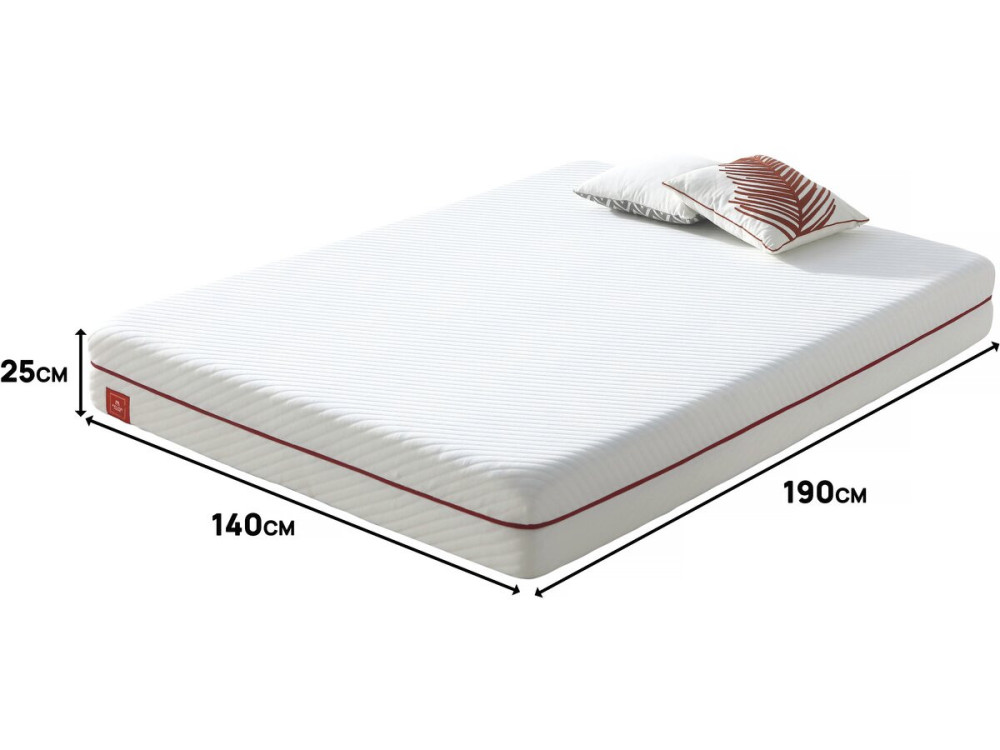 Materasso in memory foam “Sana” – 142 x 192 cm