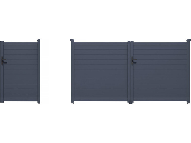 Pacchetto cancello + wicket Marc” – Grigio