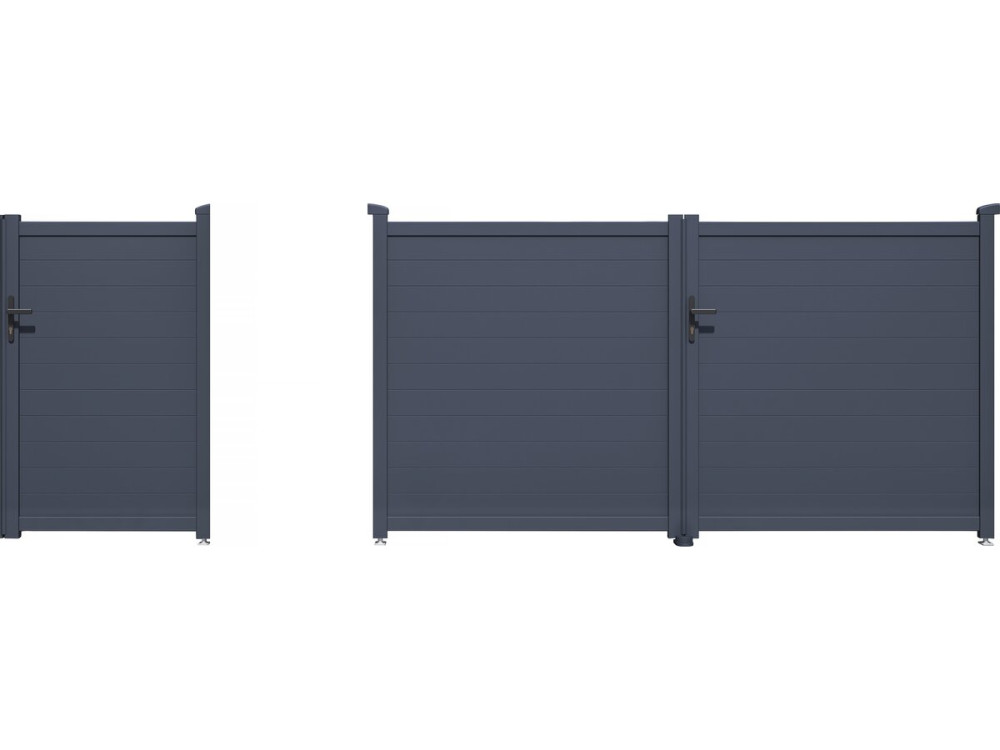 Pacchetto cancello + wicket Marc” – Grigio