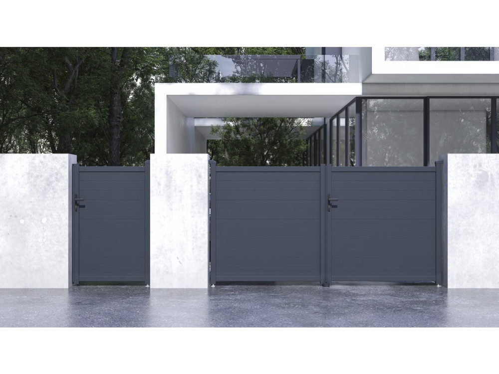 Pacchetto cancello + wicket Marc” – Grigio