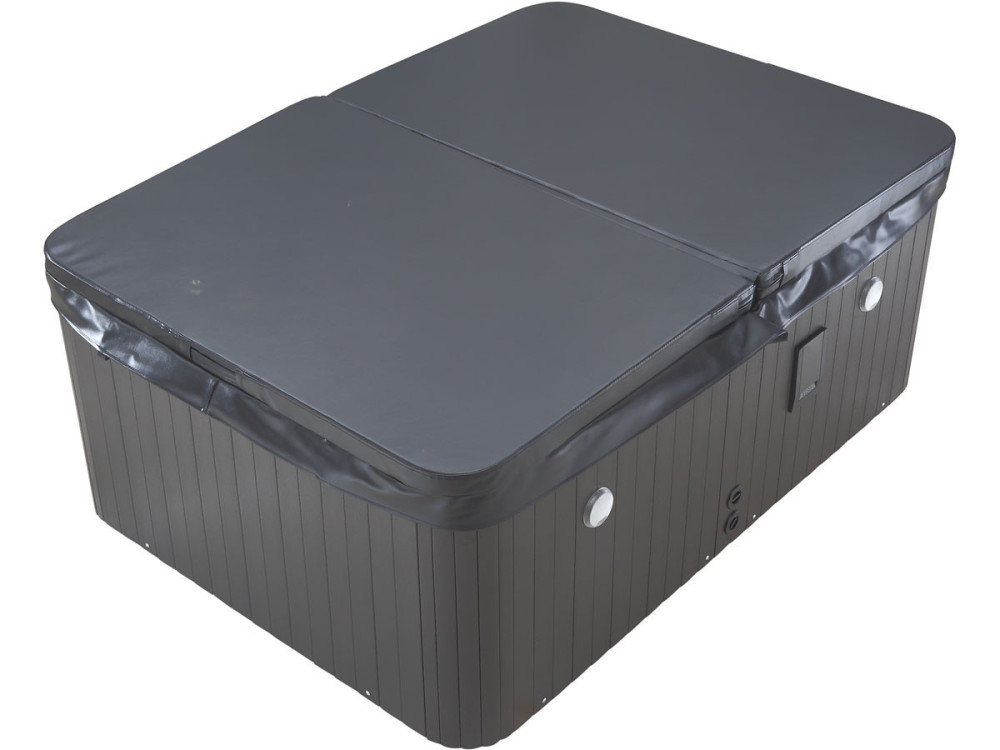 LED Spa "Haïti" 4 posti - 210 x 152 x 78 cm - Grigio