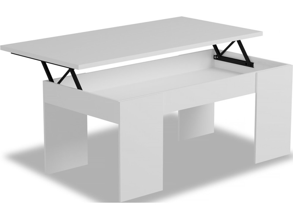 Tavolino "Diana" - 102 x 50 x 43 cm - Bianco