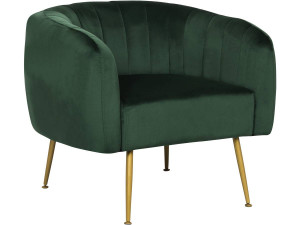 Poltrona in velluto "Diana" - Verde