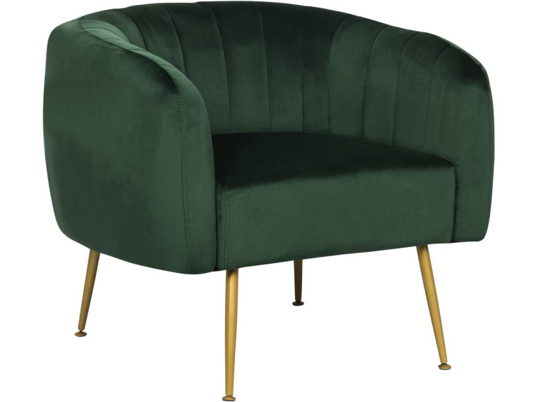Poltrona in velluto "Diana" - Verde