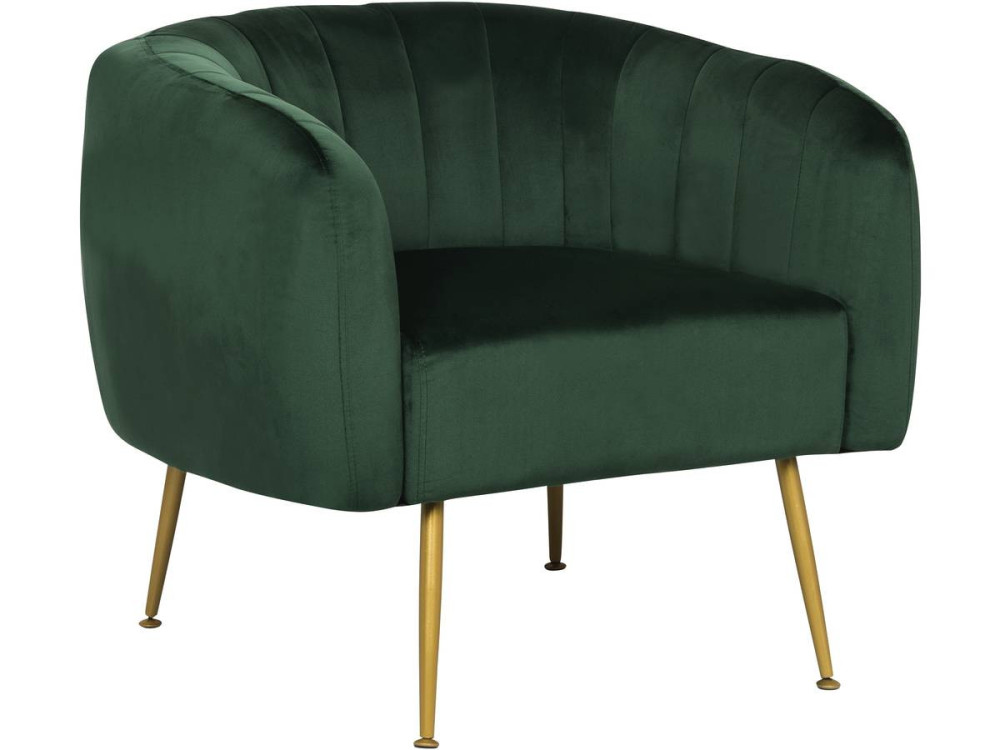Poltrona in velluto "Diana" - Verde