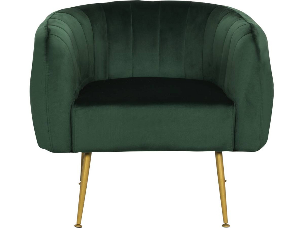 Poltrona in velluto "Diana" - Verde