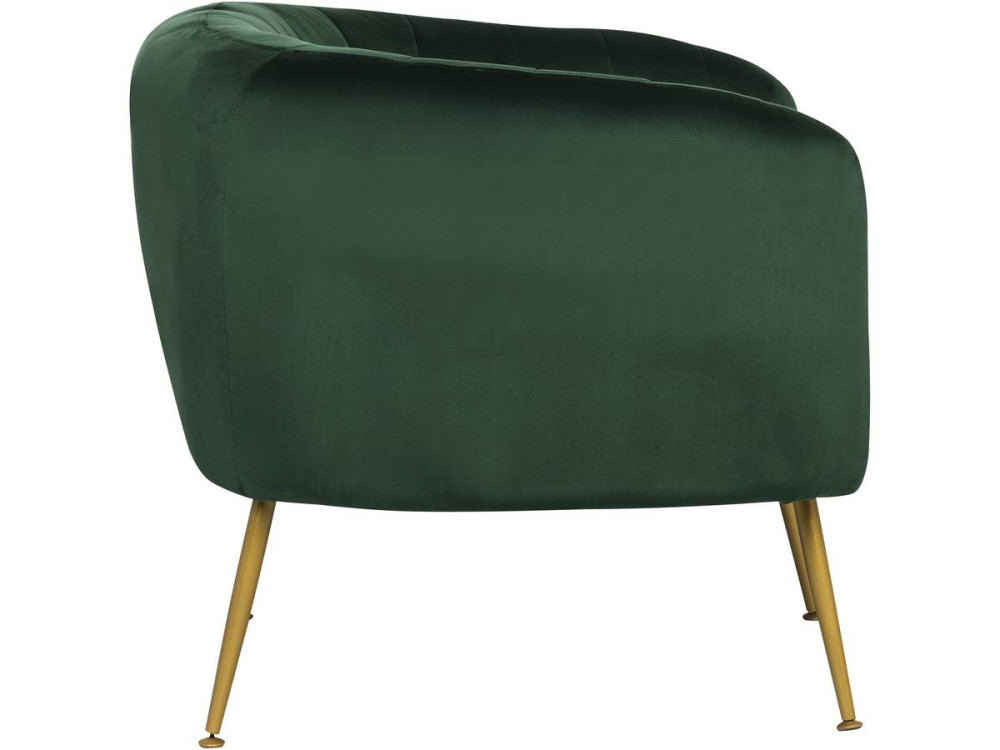 Poltrona in velluto "Diana" - Verde