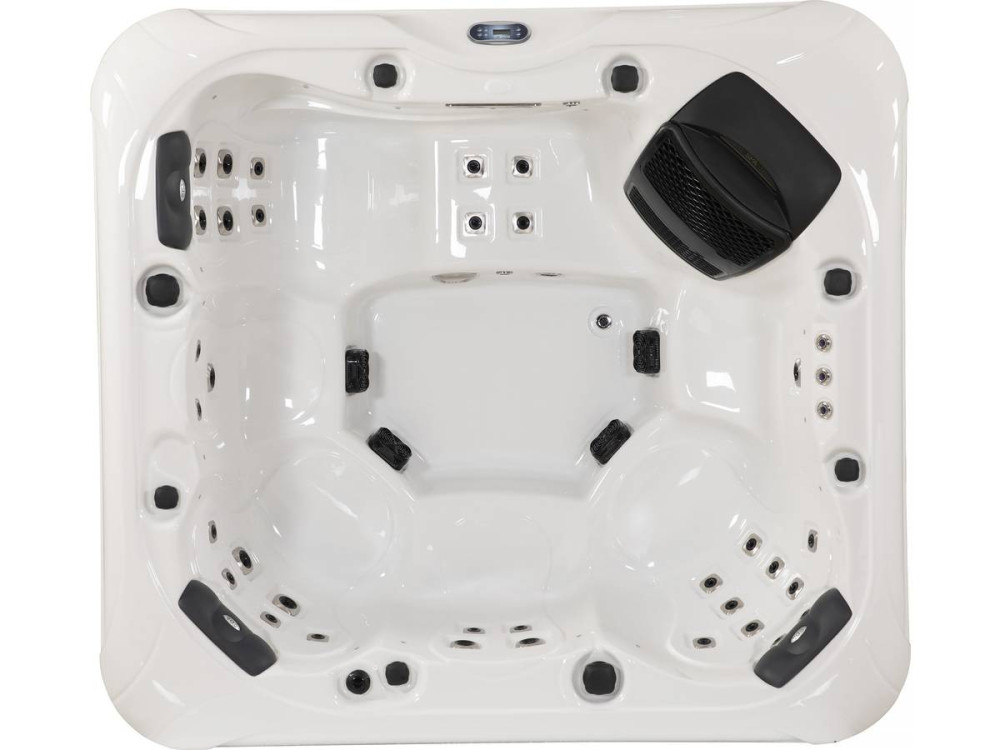 Spa "Bora-Bora" LED - 6 posti - Vasca bianca - Sistema Balboa - Bluetooth