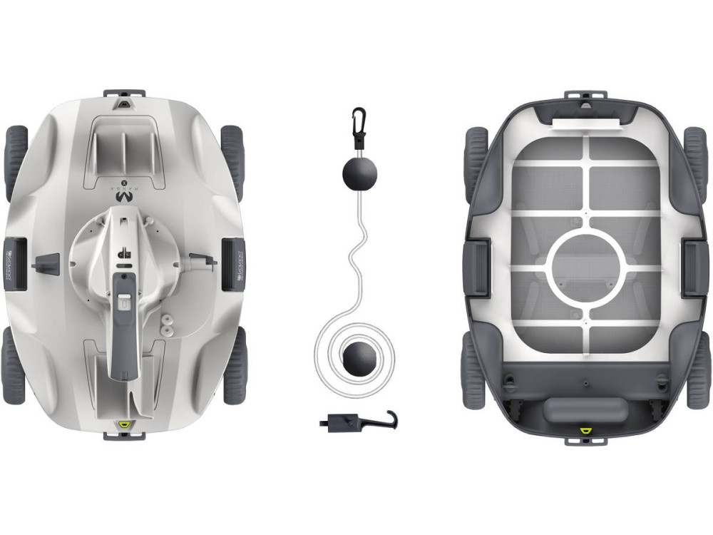 Robot piscine rechargeable sans fil "Manga X" - 50 x 35.5 x 35.5 cm - Gris