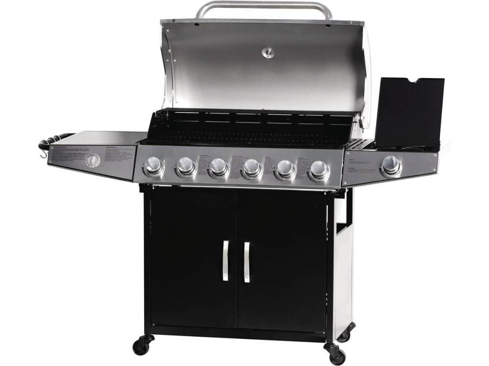Barbecue a gas "Party 6" - 7 bruciatori di cui 1 lato - 20,9 kW