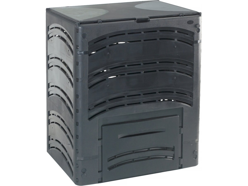 Compostiera in plastica "MAKI" -  500 L - Nero