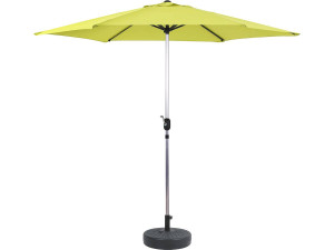 Ombrellone da giardino dritto Alu "Sol" - Rotondo - Ø 3m - Verde - con zavorra