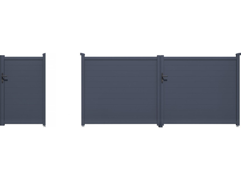 Pacchetto cancello + wicket “Marc” – Grigio