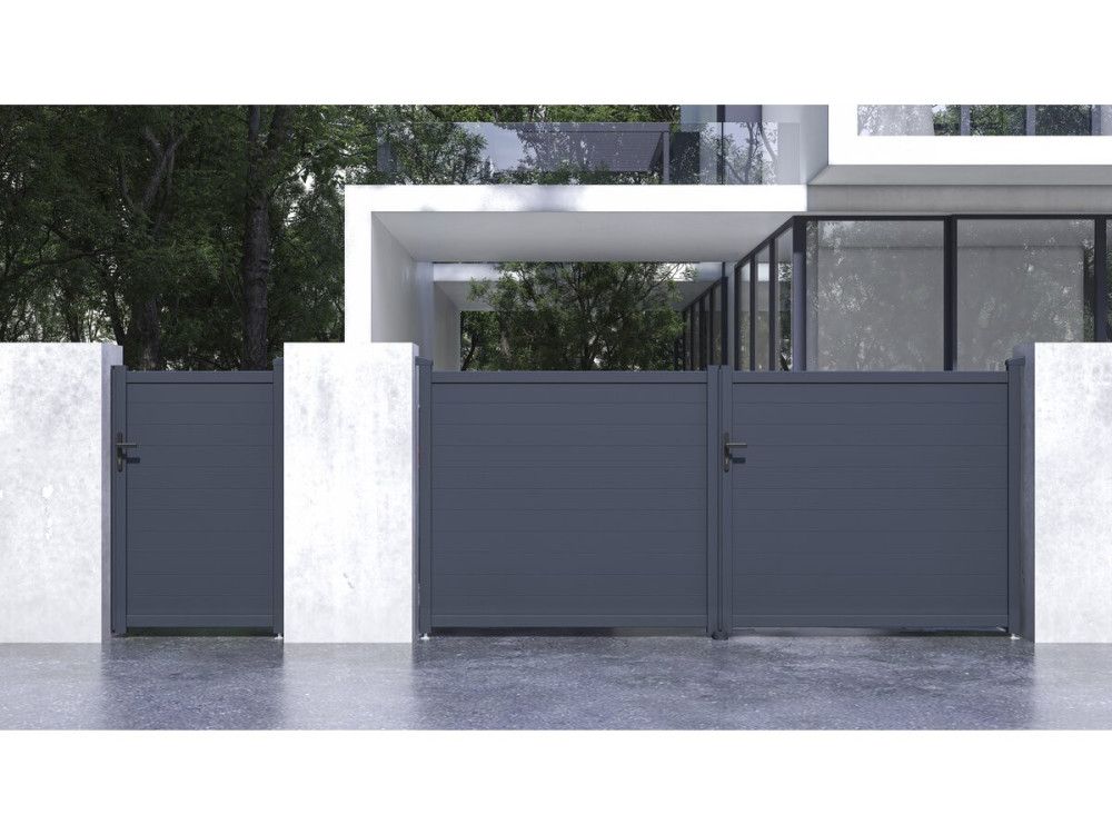 Pacchetto cancello + wicket “Marc” – Grigio