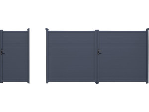 Pacchetto cancello + wicket “Marc” – Grigio