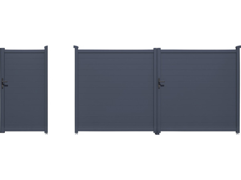 Pacchetto cancello + wicket “Marc” – Grigio