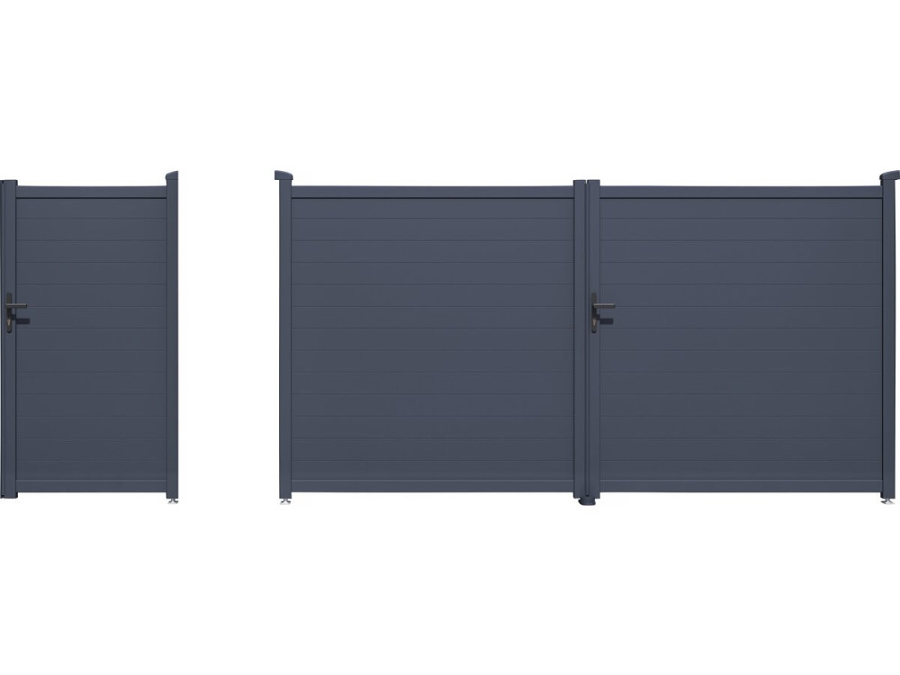 Pacchetto cancello + wicket “Marc” – Grigio