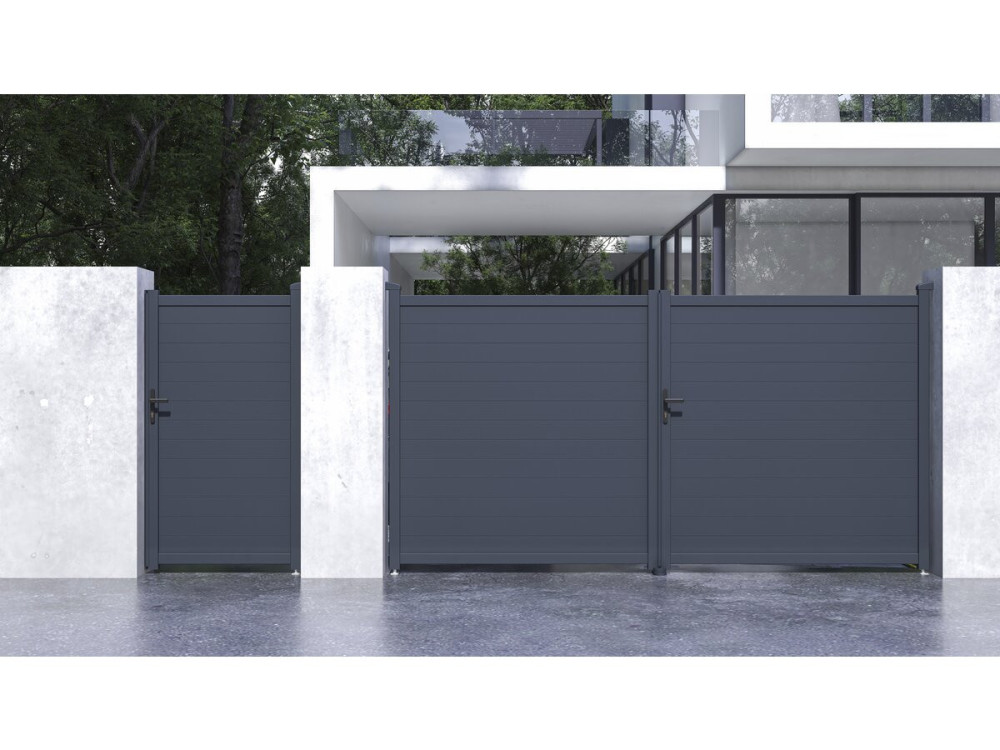 Pacchetto cancello + wicket “Marc” – Grigio
