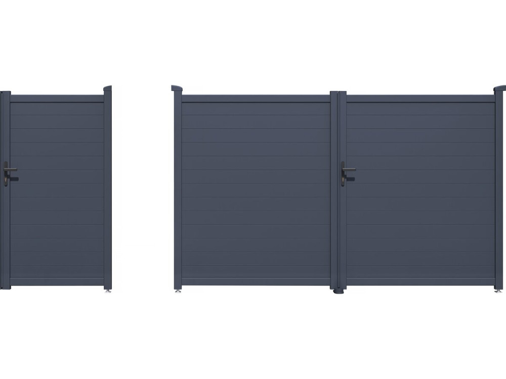 Pacchetto cancello + wicket “Marc” – Grigio