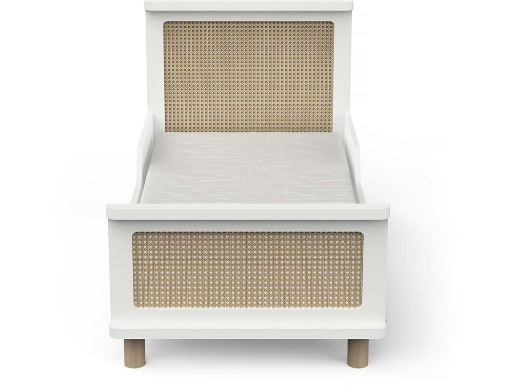Letto per bambini "Ochna" - 70 x 140 cm - Bianco opaco