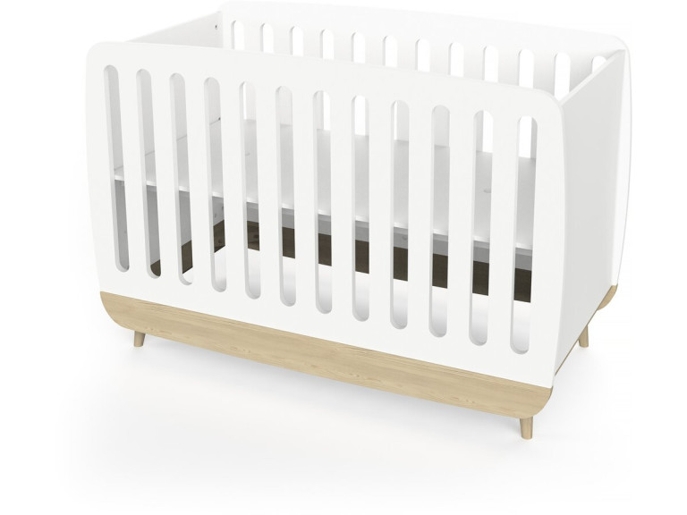 Lettino per neonati "Firmiana" - 60 x 120 cm - Bianco opaco