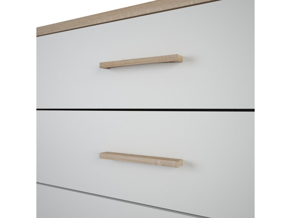Cassettiera "Selena" - Legno - 4 cassetti - Bianco