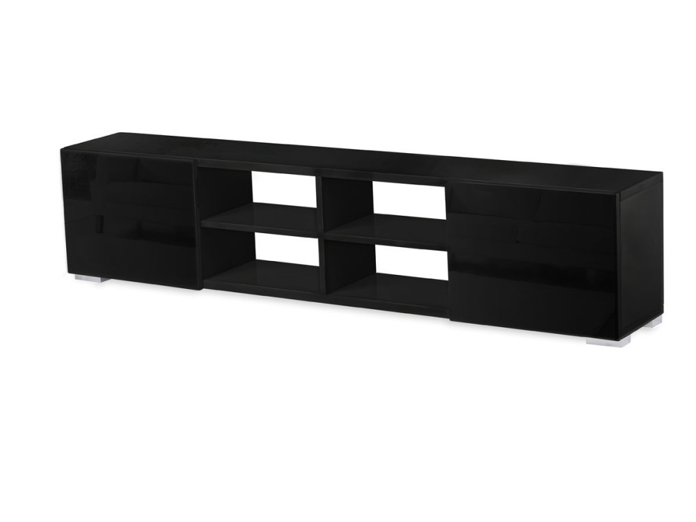 Mobile TV ALICIA - 185 x 30 x 42,5 cm - Nero laccato