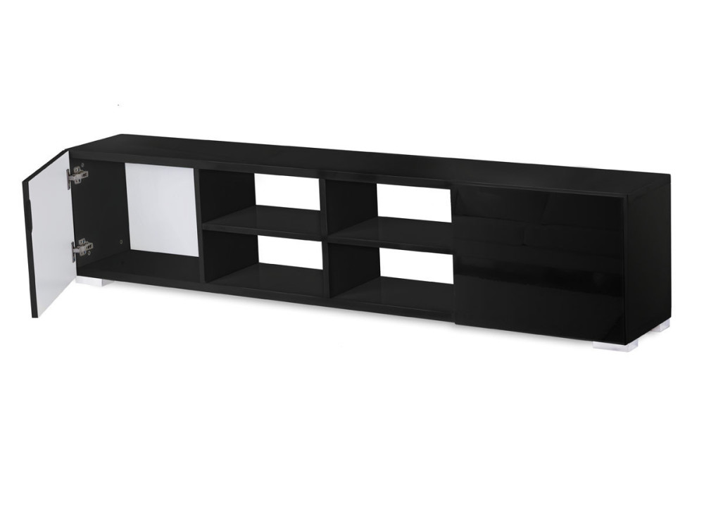Mobile TV ALICIA - 185 x 30 x 42,5 cm - Nero laccato