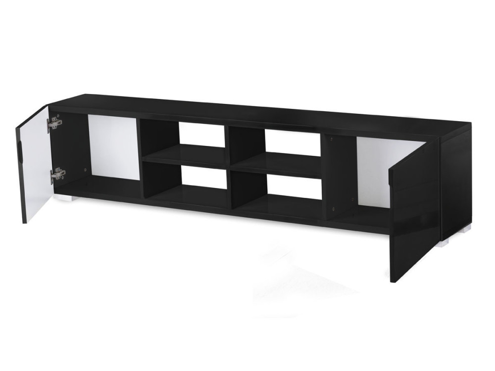 Mobile TV ALICIA - 185 x 30 x 42,5 cm - Nero laccato