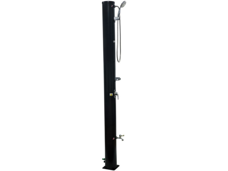 Doccia solare rotonda in PVC "Fresh 14" - 40L + regolatore e sciaqua piedi