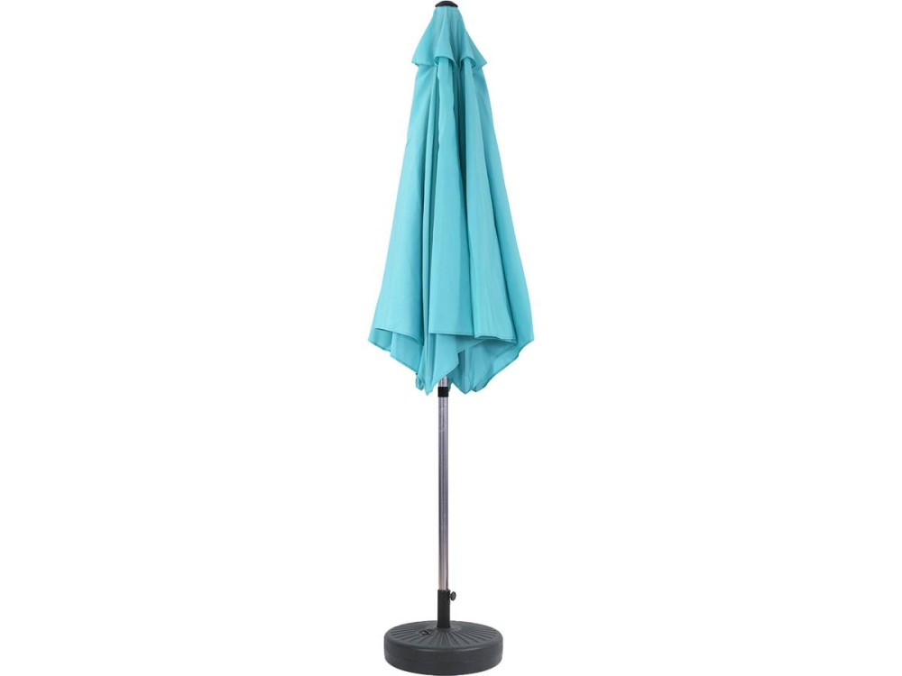 Ombrellone da giardino dritto Alu "Sol" - Rotondo - Ø 3m - Blu - con zavorra