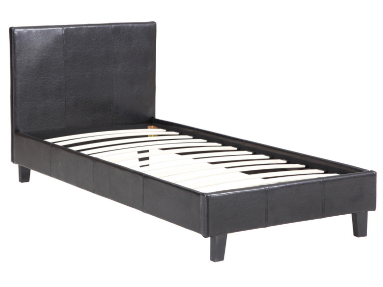 Letto "Lina" - 90 x 190 cm - Nero
