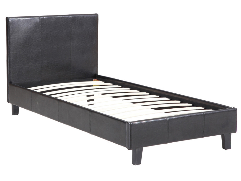 Letto "Lina" - 90 x 190 cm - Nero