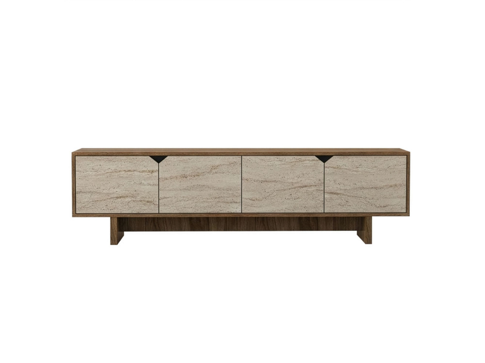 Porta TV in legno "istemi" 180 x 30 x 50 cm - Noce