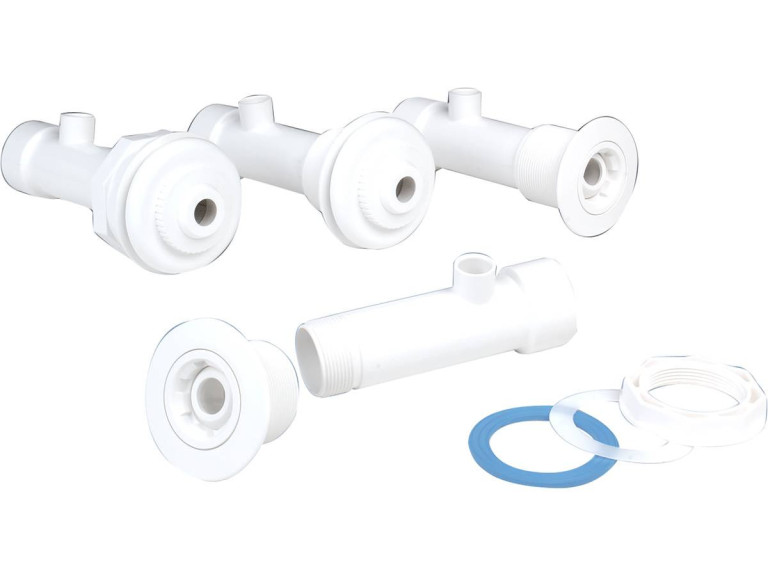 Kit idromassaggio per piscina in liner - 27,5 cm - Bianco