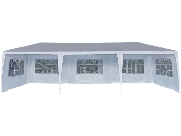 Tenda da ricevimento "Carolina 9" - 24,39 m² - 3 x 9 m - Bianca