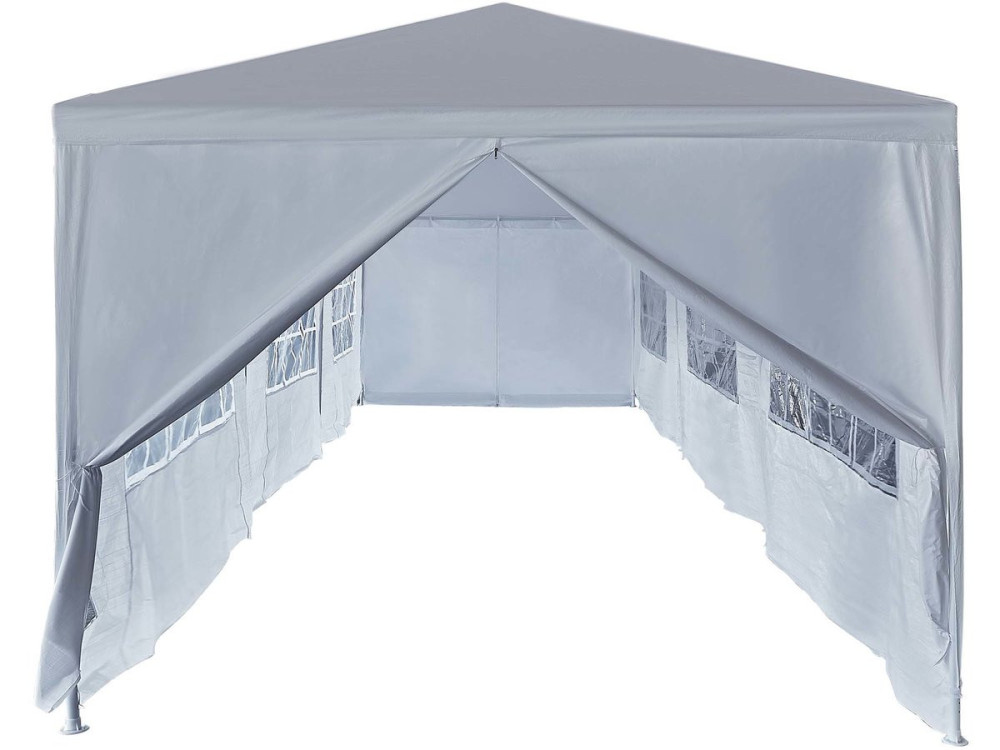 Tenda da ricevimento "Carolina 9" - 24,39 m² - 3 x 9 m - Bianca